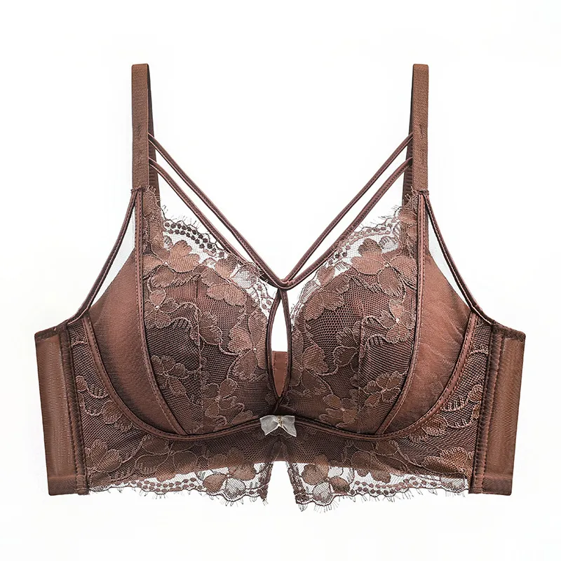 Push Up Bra Padded - Women Thick Padded Wireless Push‑Up Bra