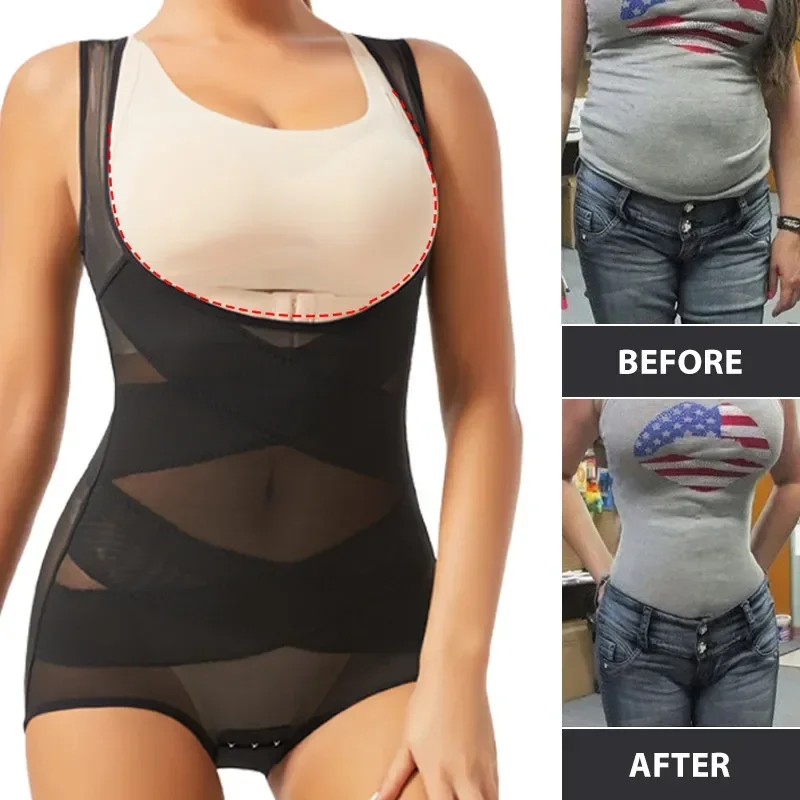 Women Bodysuit Briefs Full Bod - Shapewear Bodysuit Firm ulasan dan harga