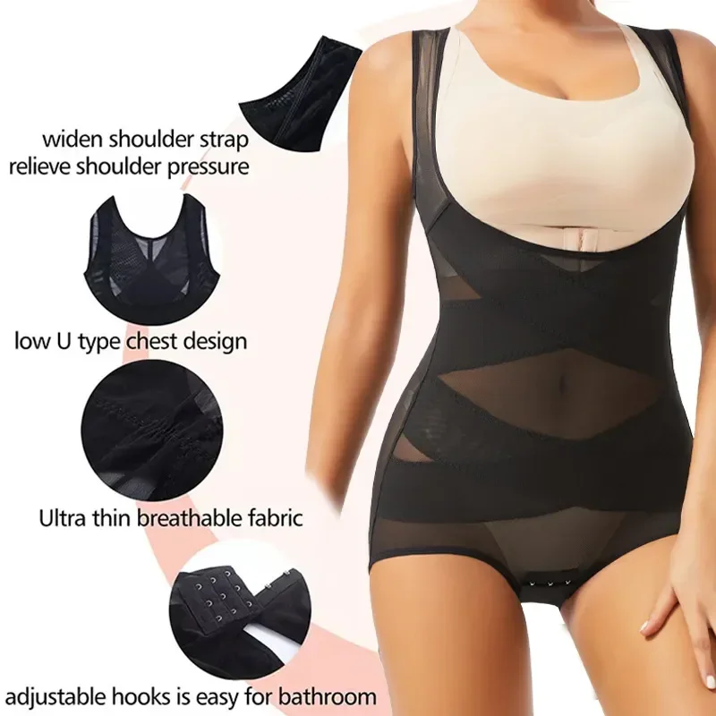 Women Bodysuit Briefs Full Bod - Shapewear Bodysuit Firm ulasan dan harga